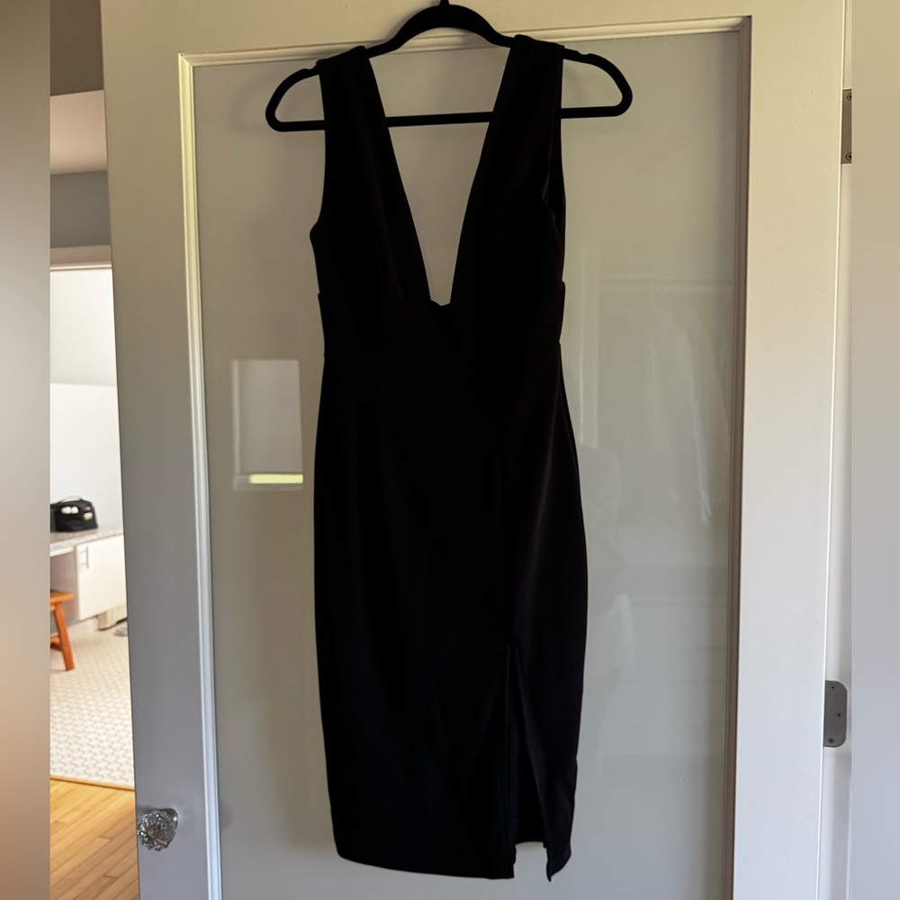 Hello Molly Black Backless Dress